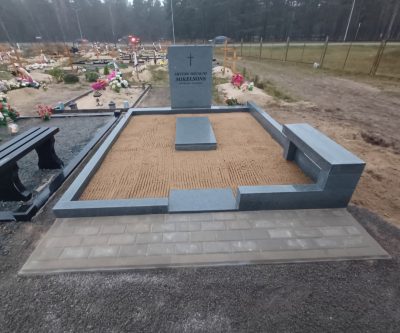 Divvietīgā kapu sēta. (nožogojums)